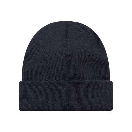Bonnet marine en maille tricotée pourvu du logo de la marque - Image 4