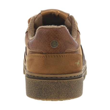 Tennis brique à talon plat avec des lacets et nom de la marque en doré - Image 6