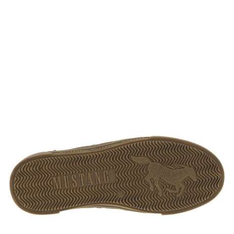 Tennis brique à talon plat avec des lacets et nom de la marque en doré - Image 5