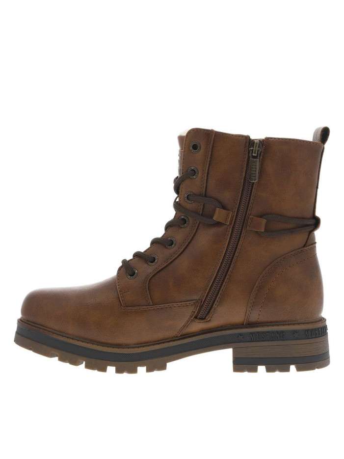 Bottines brunes à talon...