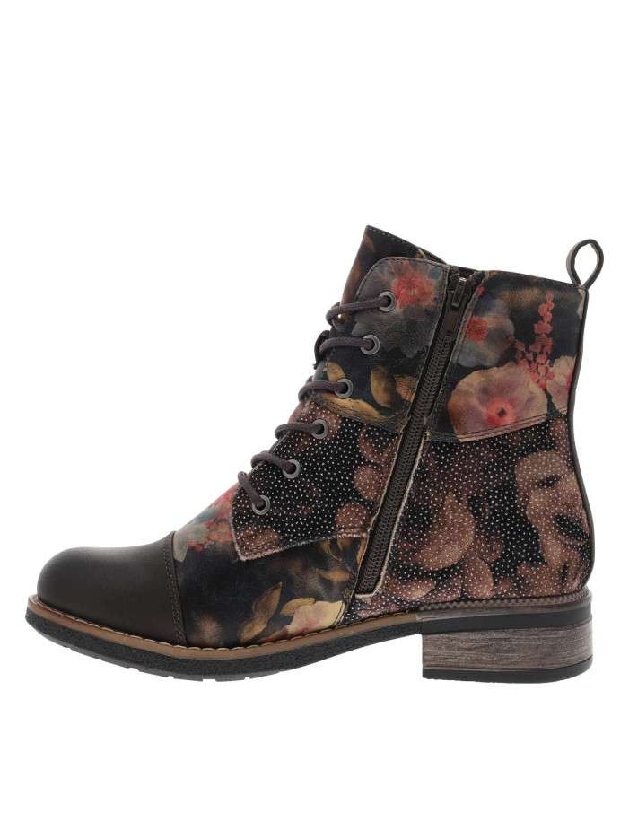 Bottines multicolores à...