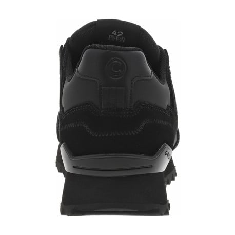 Baskets noires à talon plat avec semelle épaisse et des lacets plat - Image 7