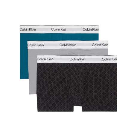 Boxer classique en coton trois coloris différents unis coupe ajustée