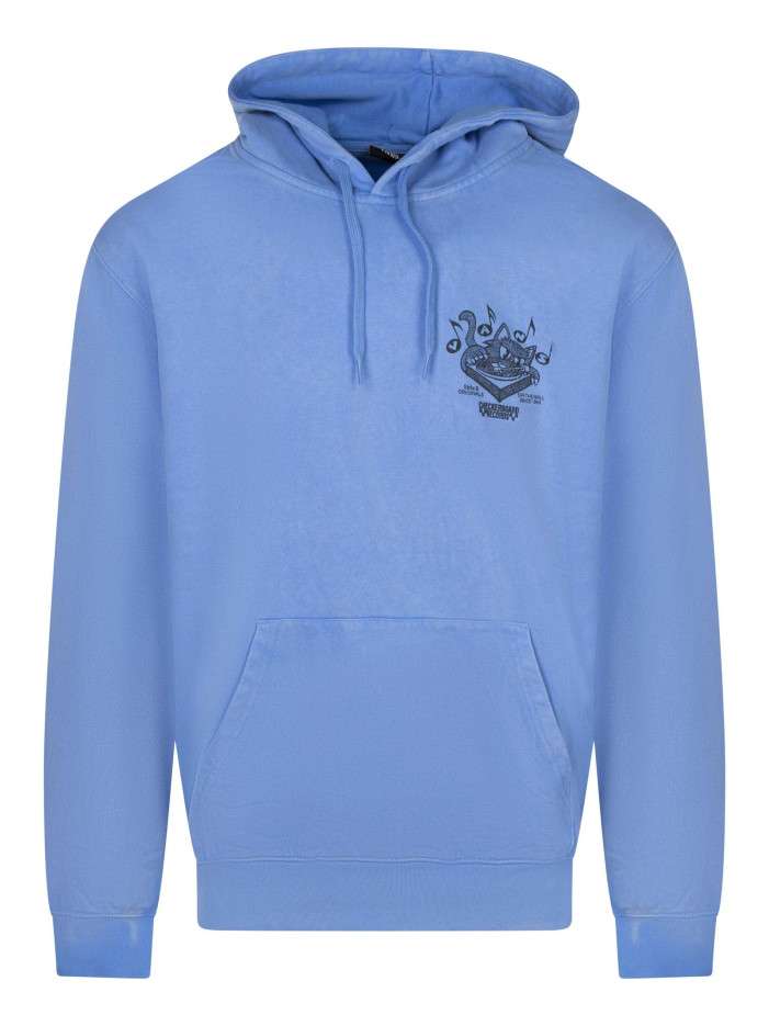 Sweat en coton mélangé bleu...