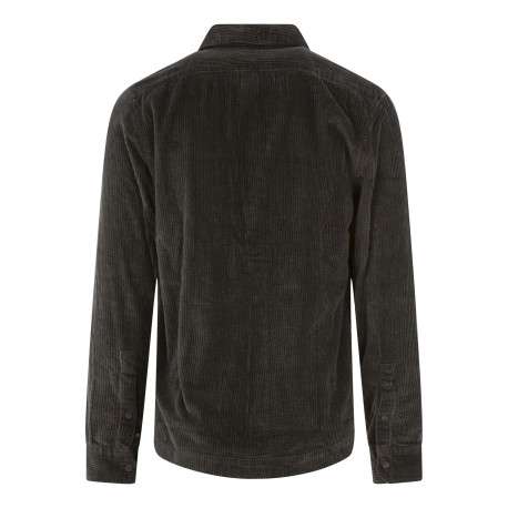 Chemise en coton kaki unie coupe regular fit avec un col à revers - Image 2