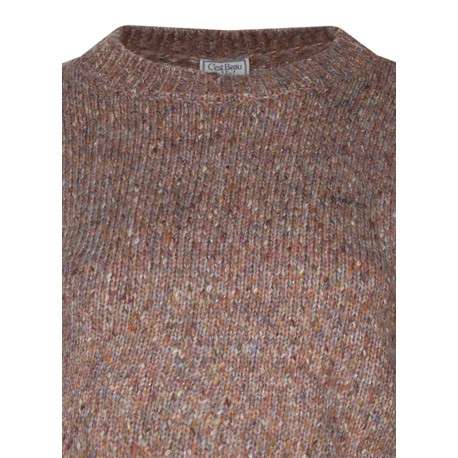 Pull rose en maille tricotée coupe ajustée avec des manches longues - Image 3