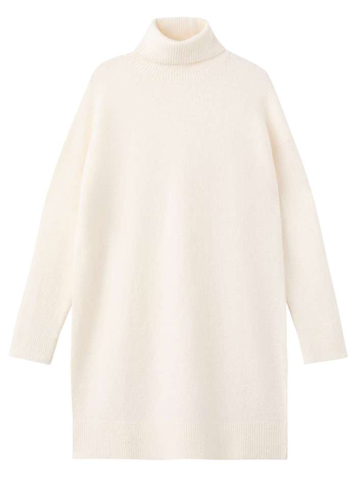 Robe courte écrue effet...