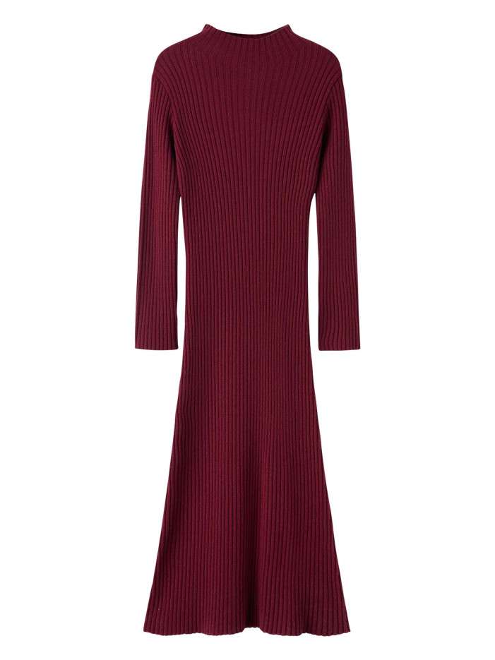 Robe longue bordeaux...