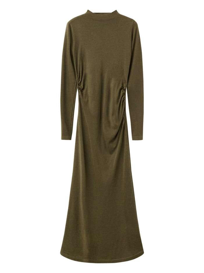 Robe longue kaki pourvue...