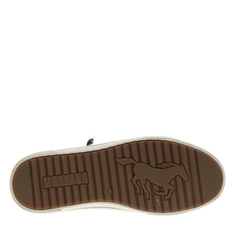 Tennis bleu marine à talon plat avec des lacets et un zip latéral - Image 6