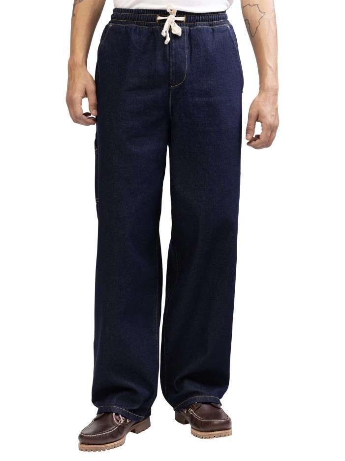 Jean en coton bleu indigo...