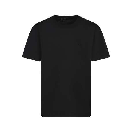 Lot de 2 T-shirts noirs uni avec une coupe droite et un col rond