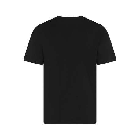 Lot de 2 T-shirts noirs uni avec une coupe droite et un col rond - Image 2