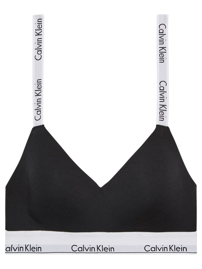 Brassière en coton mélangé...