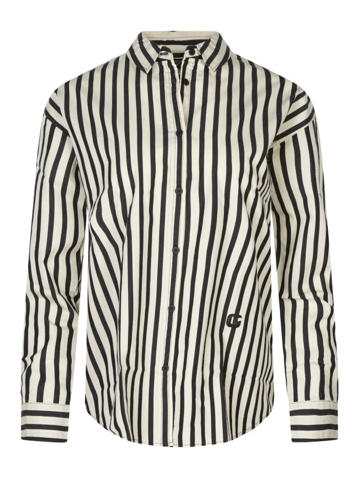 Chemisier en coton écrue et...