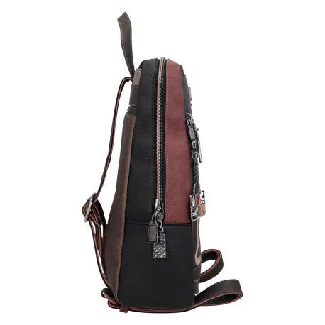 Sac à dos multicolore pourvu de motifs exclusifs et d'anses réglables - Image 4