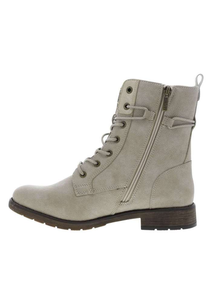 Bottines écrues à talon...