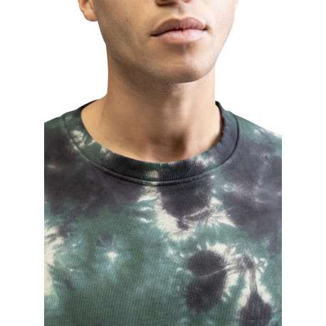 Sweat en coton sapin imprimé avec une coupe ample et un col rond - Image 3