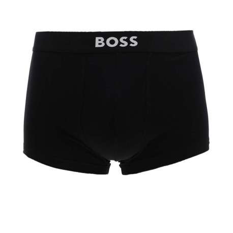Lot de 3 boxers noirs et blancs en coton avec logo blanc imprimé