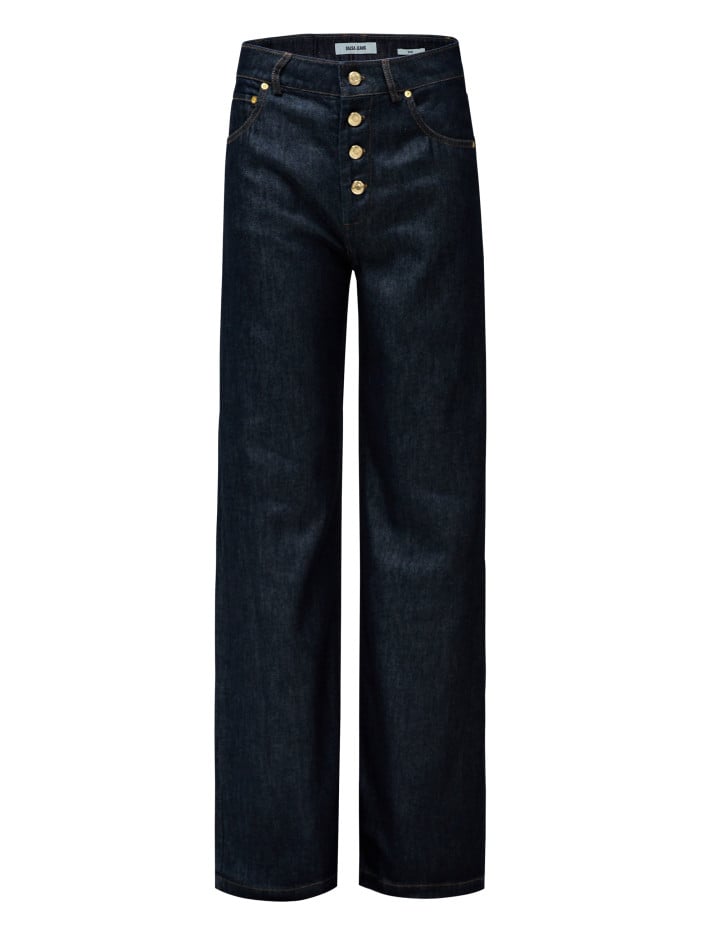 Jean en coton mélangé brut...