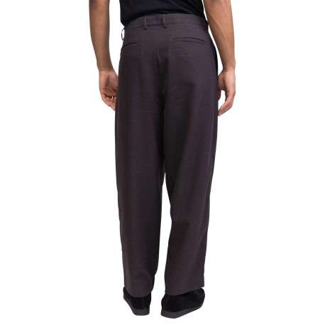 Pantalon Chino marron pourvu d'une coupe ample et de passants pour la ceinture - Image 2
