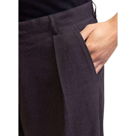 Pantalon Chino marron pourvu d'une coupe ample et de passants pour la ceinture - Image 3