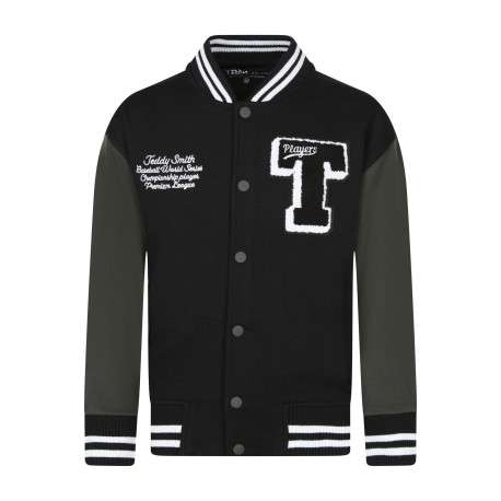 Sweat en coton mélangé noir avec imprimé logo et écritures