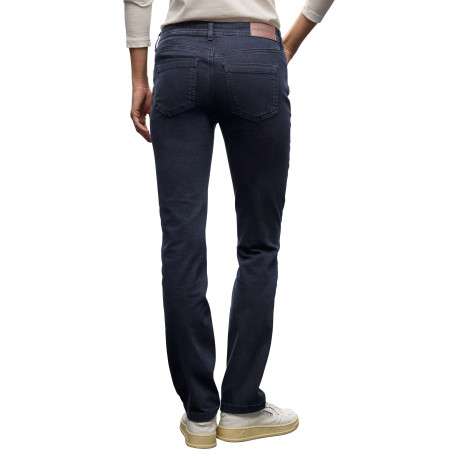 Jean en coton indigo pourvu d'une coupe skinny et de passants pour la ceinture - Image 3