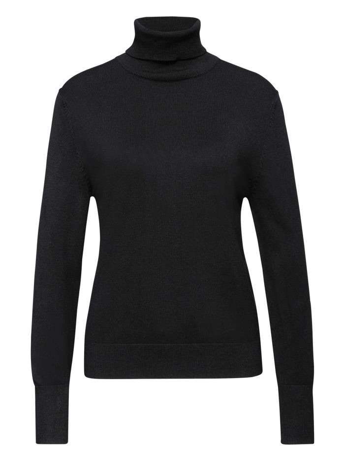 Pull noir uni pourvu d'un...