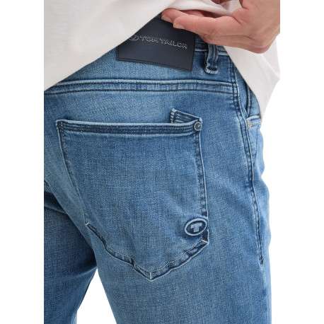 Jean Josh stone en coton pourvu d'une coupe droite et du logo de la marque - Image 4