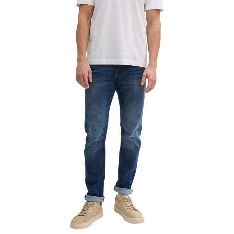 Jean Josh indigo en coton pourvu d'une coupe droite et du logo de la marque - Image 2