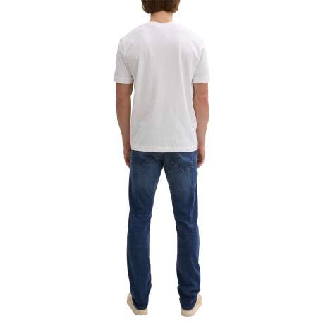 Jean Josh indigo en coton pourvu d'une coupe droite et du logo de la marque - Image 3