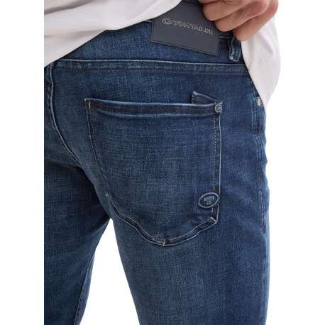 Jean Josh indigo en coton pourvu d'une coupe droite et du logo de la marque - Image 4