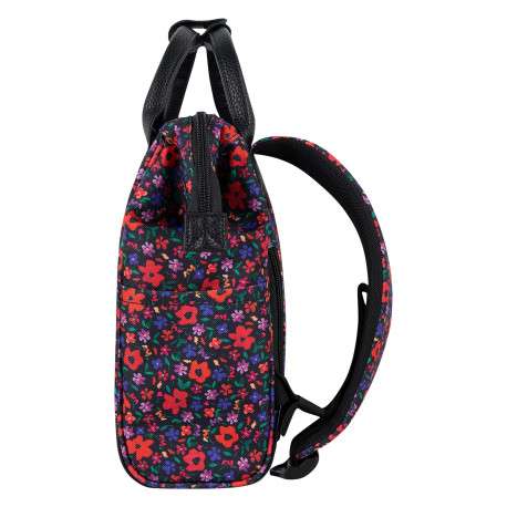 Sac à dos XS Maupiti multicolore avec motif floral imprimé et anses noires - Image 5