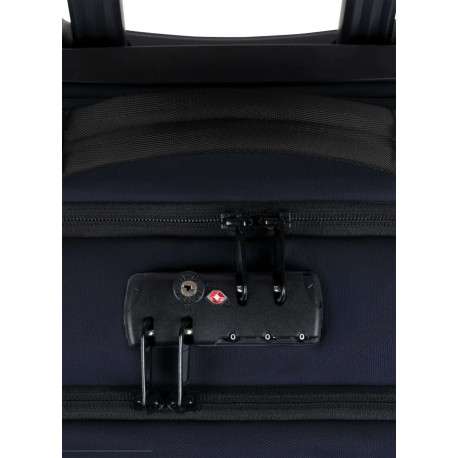 Valise Medium Reykjavik marine unie avec serrure TSA et multiples poches - Image 5