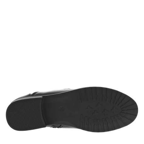 Boots noires pourvue d'une fermeture zippée et du bijou de la marque - Image 5