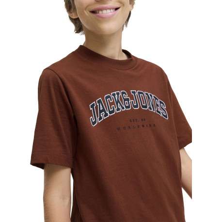 T-shirt en coton brique uni avec une coupe droite et nom iconique - Image 6