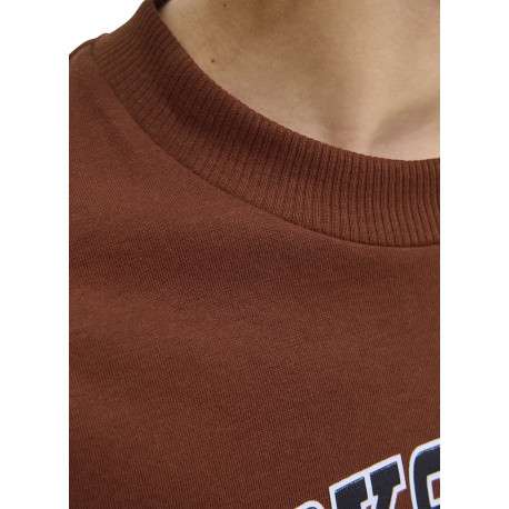 T-shirt en coton brique uni avec une coupe droite et nom iconique - Image 7