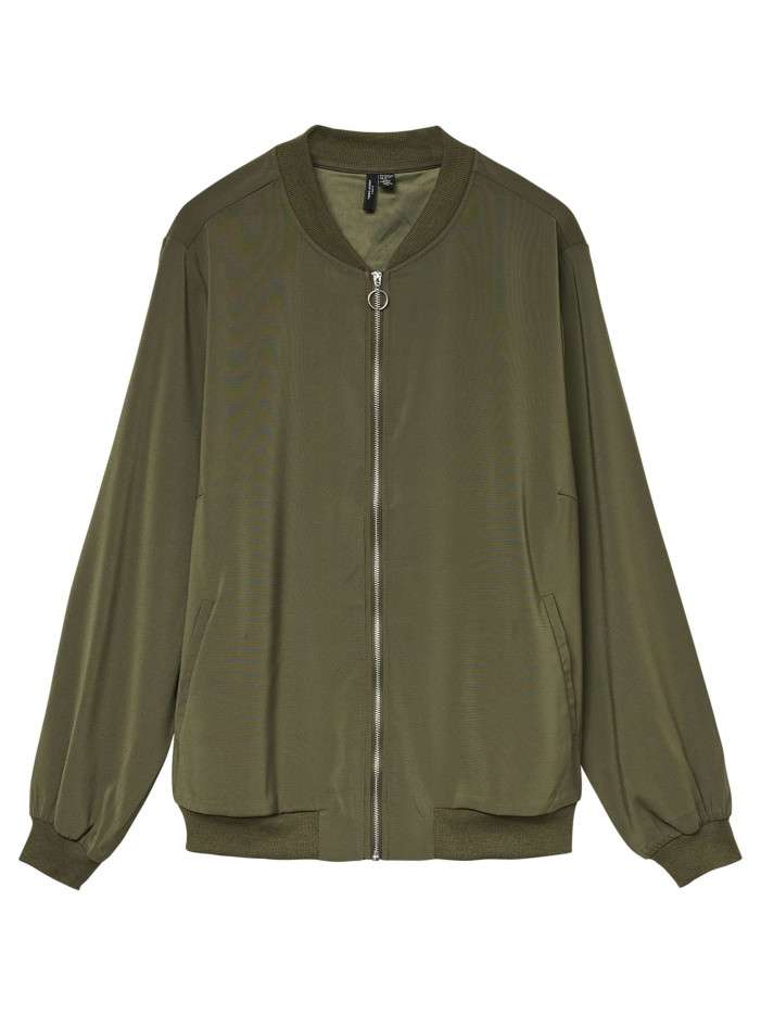 Blouson kaki uni avec une...