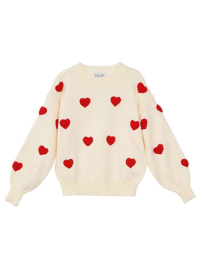 Pull écru en maille des...