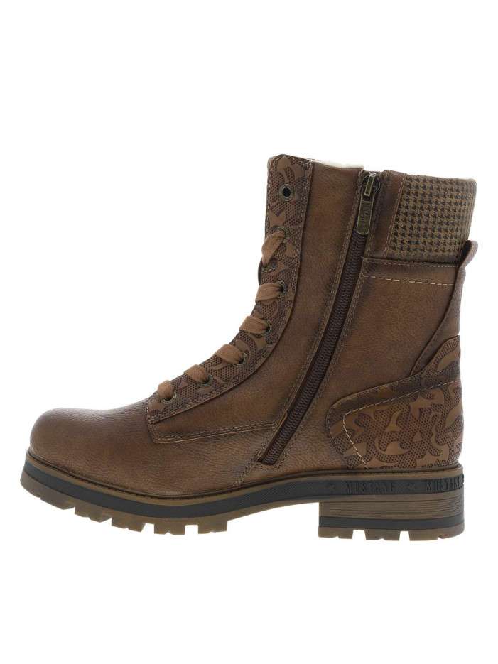Bottines cognac à talon...
