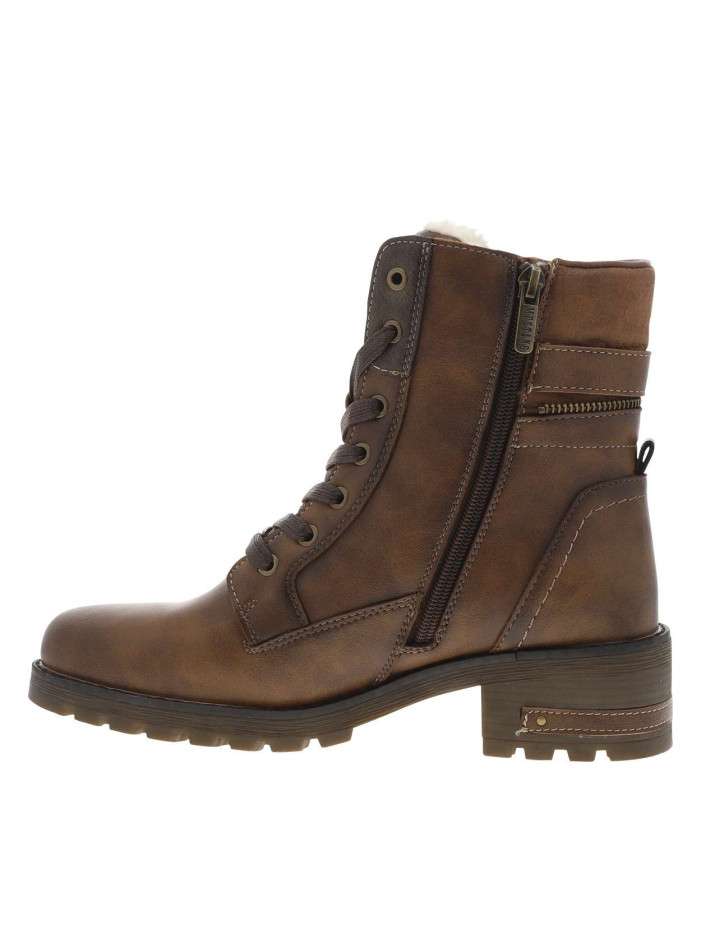 Bottines marron à talon...