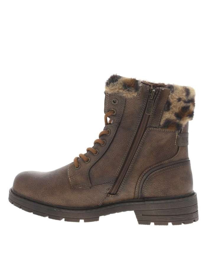 Bottines marron à talon...