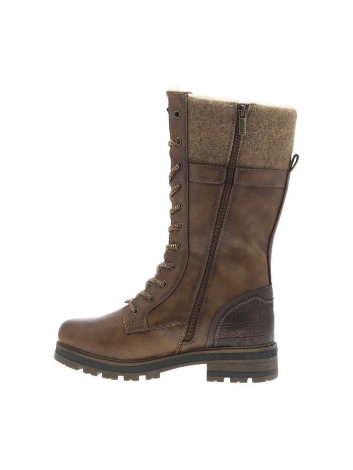 Bottes cognac à talon...
