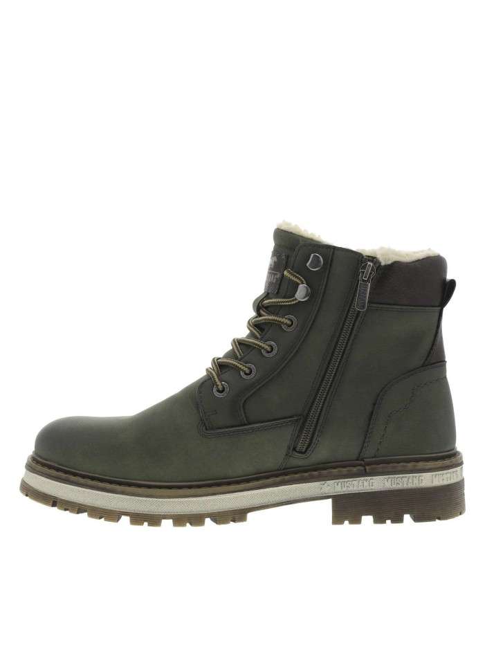 Bottines kaki à talon...