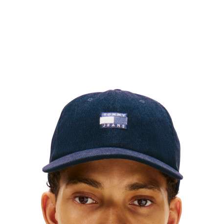 Casquette en coton biologique marine unie avec une fermeture strapback - Image 4