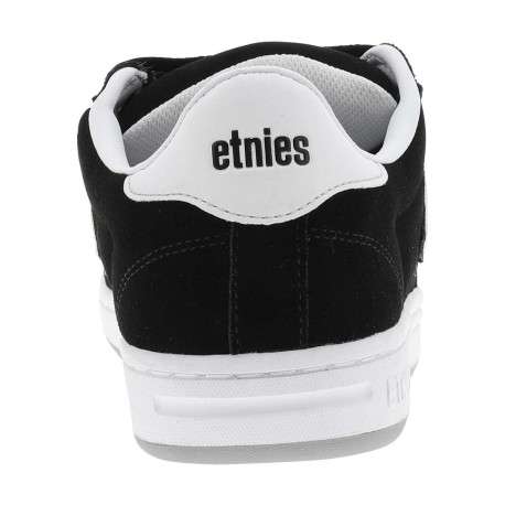 Baskets skate noires à talon plat avec un logo en relief au talon - Image 6