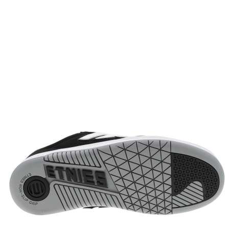 Baskets skate noires à talon plat avec un logo en relief au talon - Image 5