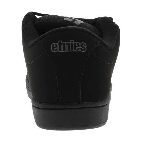 Baskets skate noires à talon plat à lacets tressés avec une languette épaisse - Image 6