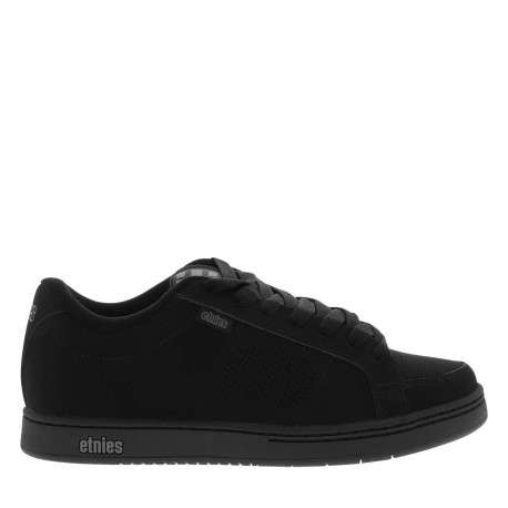 Baskets skate noires à talon plat à lacets tressés avec une languette épaisse - Image 2
